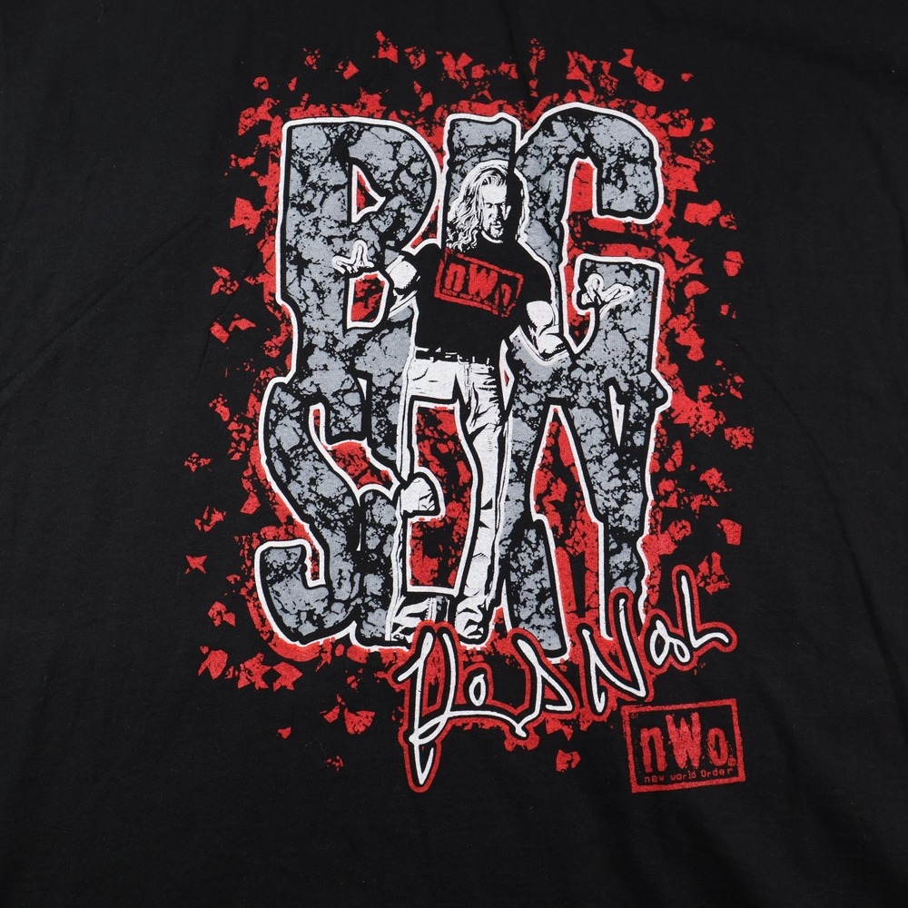 WCW Kevin Nash Big Sexy NWO Wrestling Vintage T Shirt 90s Black Size XL